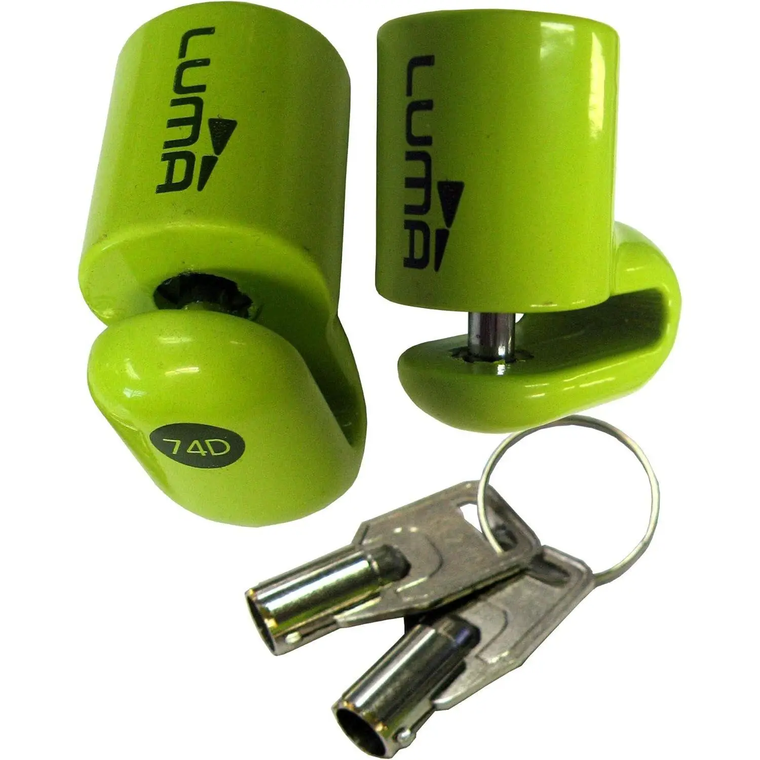 Candado Disco Luma 74d Amarillo