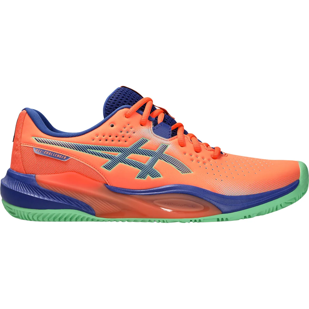 Zapatillas Asics Gel Challenger 15 Padel Coral Azul Cobalto