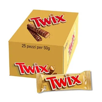 Twix chocolate 50g |   Box of 25 units