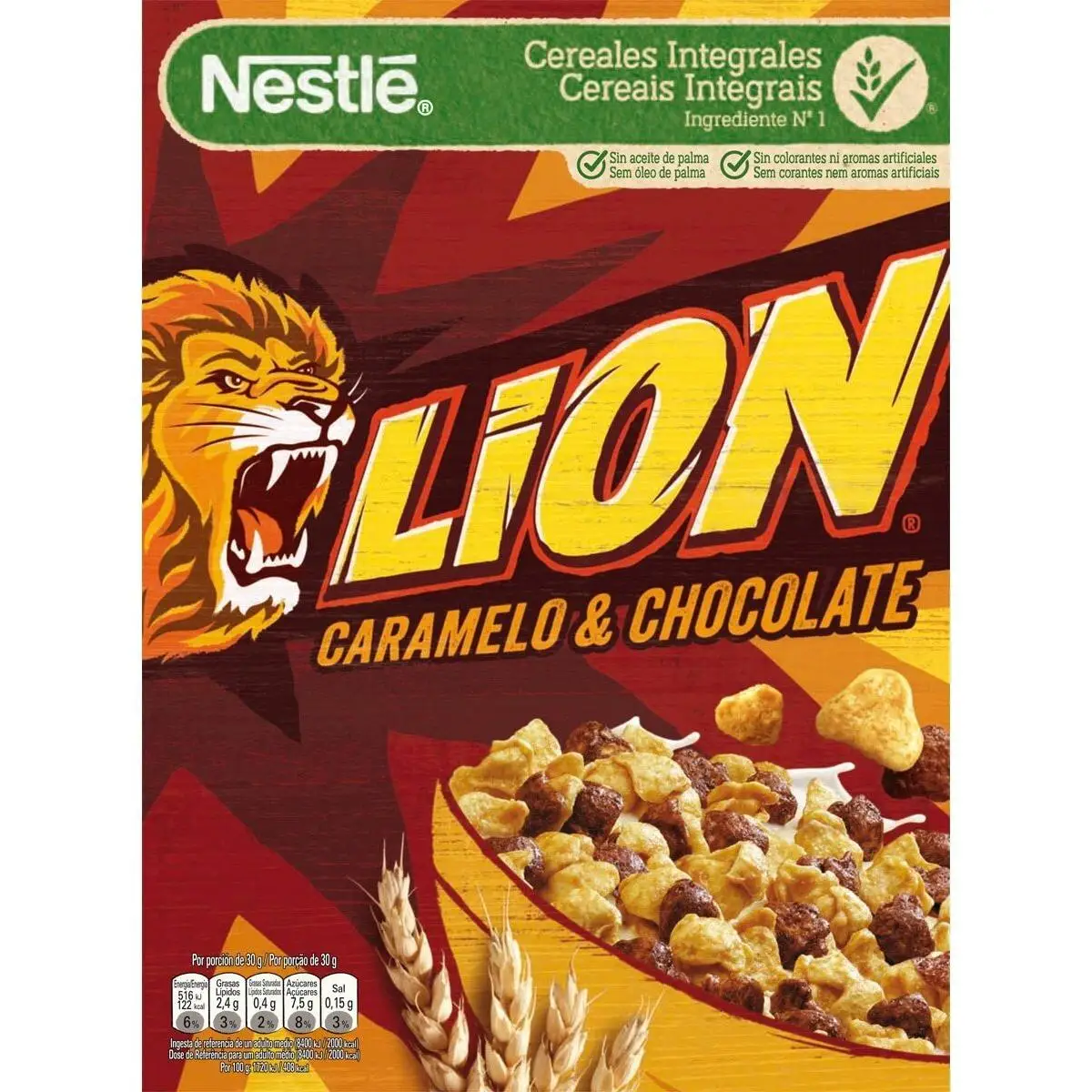 Nestlé - Cereales Caramelos & Chocolate - Lion  400 g