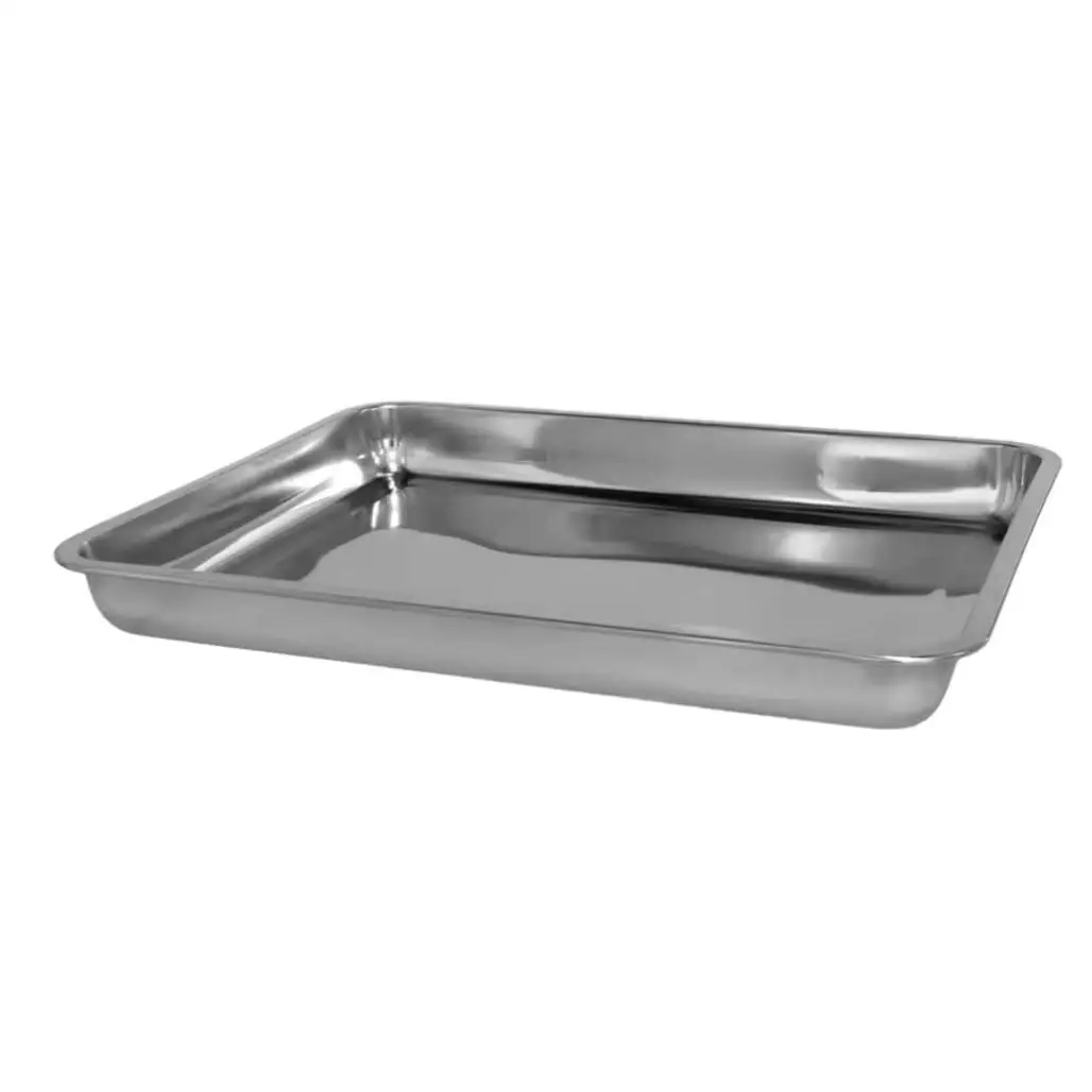 Rustidera Bandeja para Horno de Acero Inoxidable - Disponible en Diferentes Tamaños