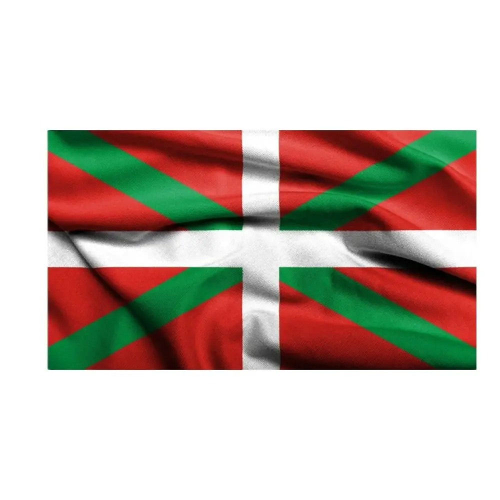 Flag Ikurriña Pais Basque euskadi large 150 cm x 90 cm fabric polister Heniak Store banner Red Green White