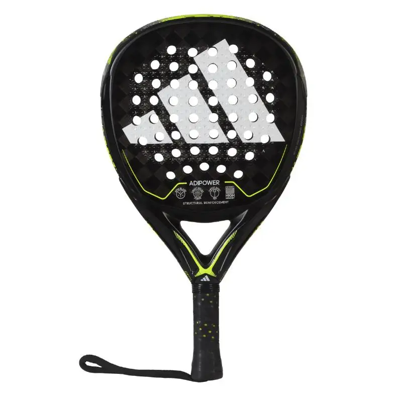 Adidas Adipower 3.2 Pala de Pádel con Tecnología Dual Exoskeleton - Carbono 15K