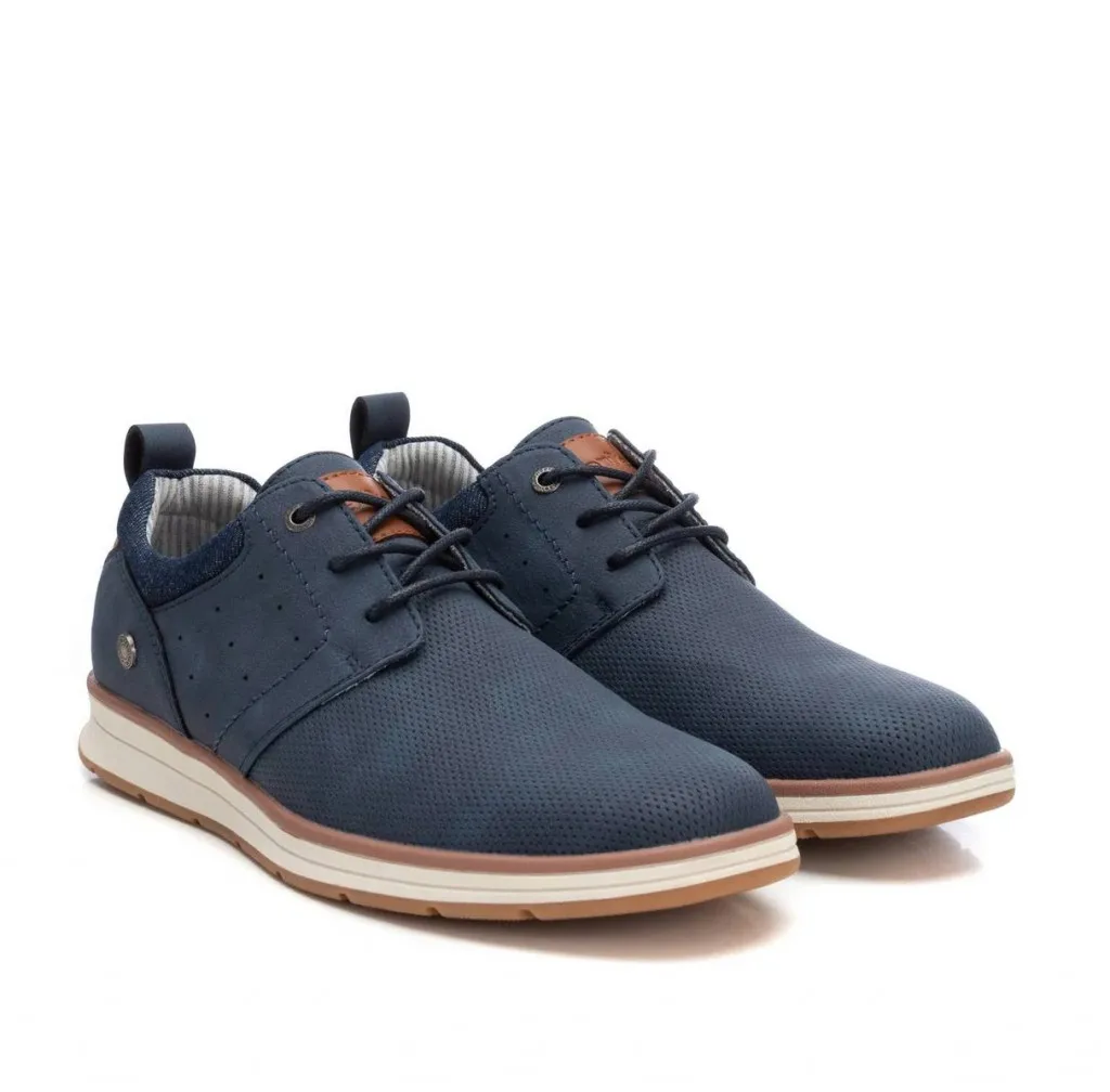 Zapatos casuales azules para hombre de vestir picados y económicos