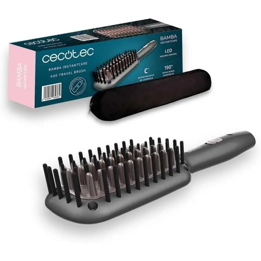 Bamba instant care straightener Brush 400 Travel Brush up to 190 ° 90 second quick straightening