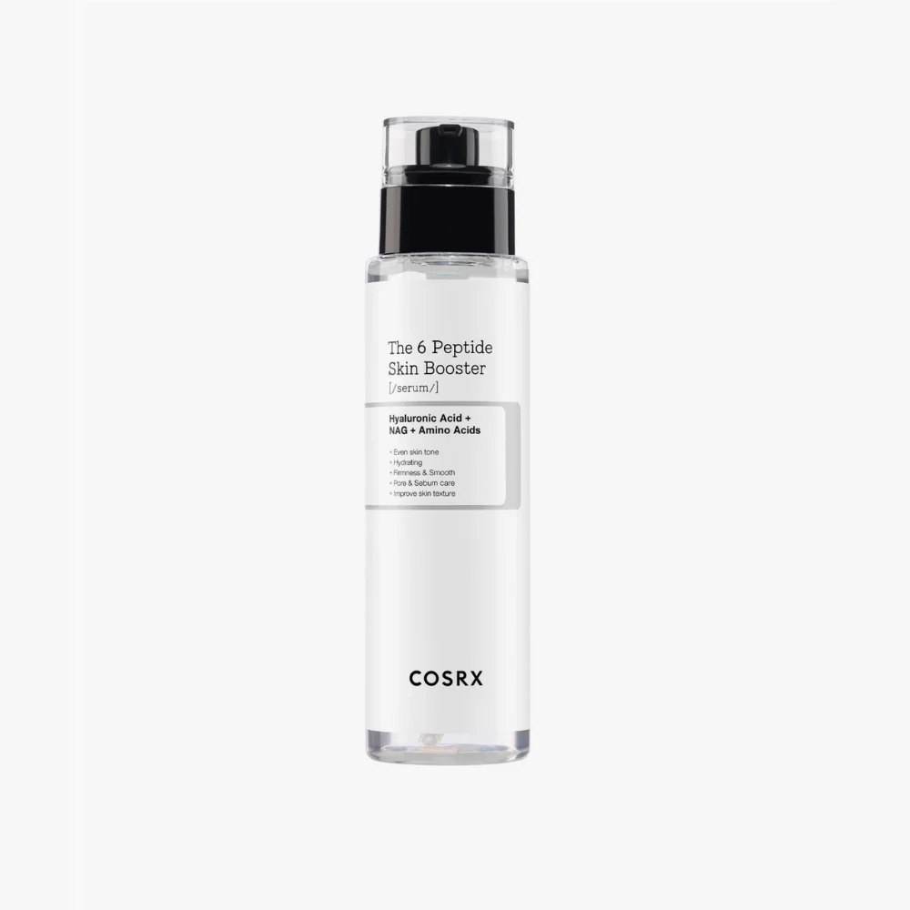 COSRX The 6 Peptide Skin Booster 150 ml, sérum/booster ligero de rápida absorción con complejo de 6 péptidos