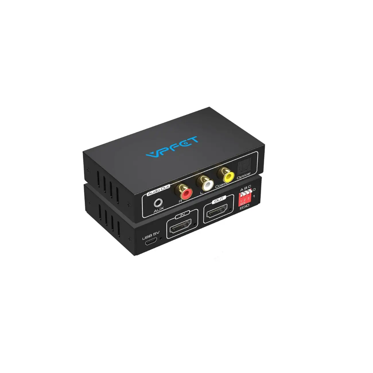 HDMI Audio Extractor 4K @ 30Hz Optical converter HDMI to Optical and Coaxial L/R with 3.5mm Stereo Support HDCP 3D d-Olby DTS 5.1 PCM EDID Management for HDTV PS4 Blu-ray DVD Amplifier