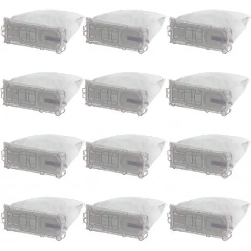Conjunto de 12 Bolsas de Tela para Aspiradora Vorwerk  Compatible con Modelos 135, 136, 135SC, VK136
