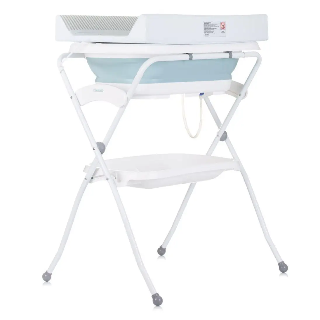 CHIPOLINO Bañera plegable FIORE con soporte y cambiador de Chipolino