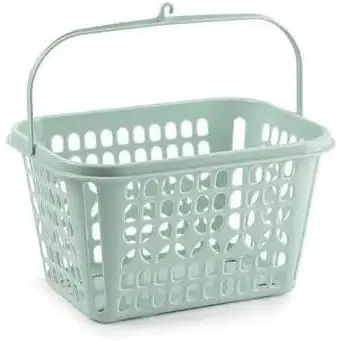 C.A - Canasto de plástico para Pinzas, Cesta de Tender, Bolsa para Tender - 25 cm Largo x 18 cm Fondo x 14 cm Alto