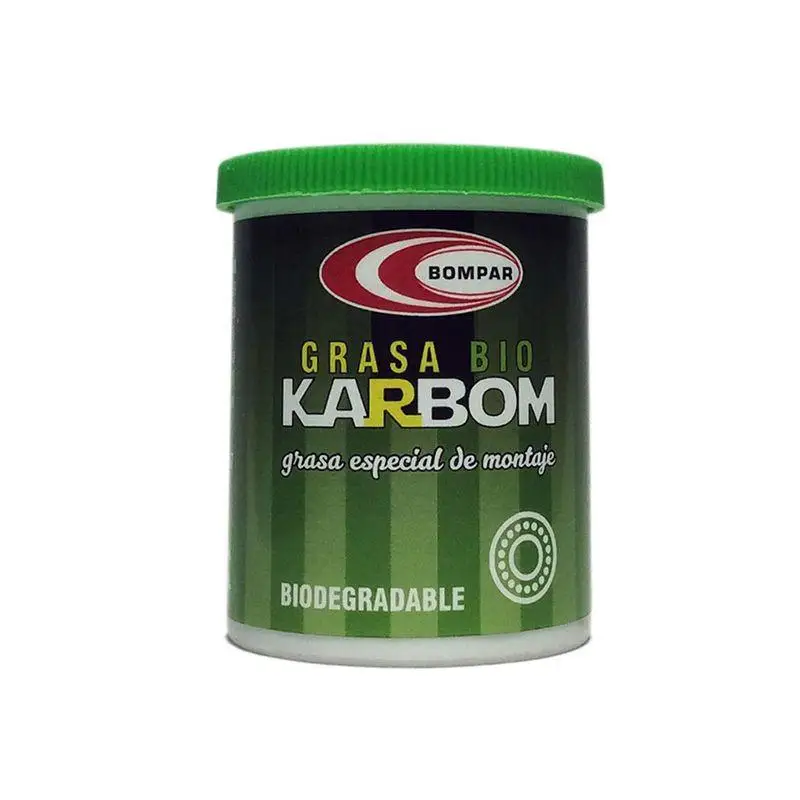 BOMPAR | Grasa Especial De Montaje Biodegradable Karbom 70grs - Grasa lubricante con gran adherencia y resistencia. Permite engrasar superficies en carbono y cualquier otro tipo de materiales sin