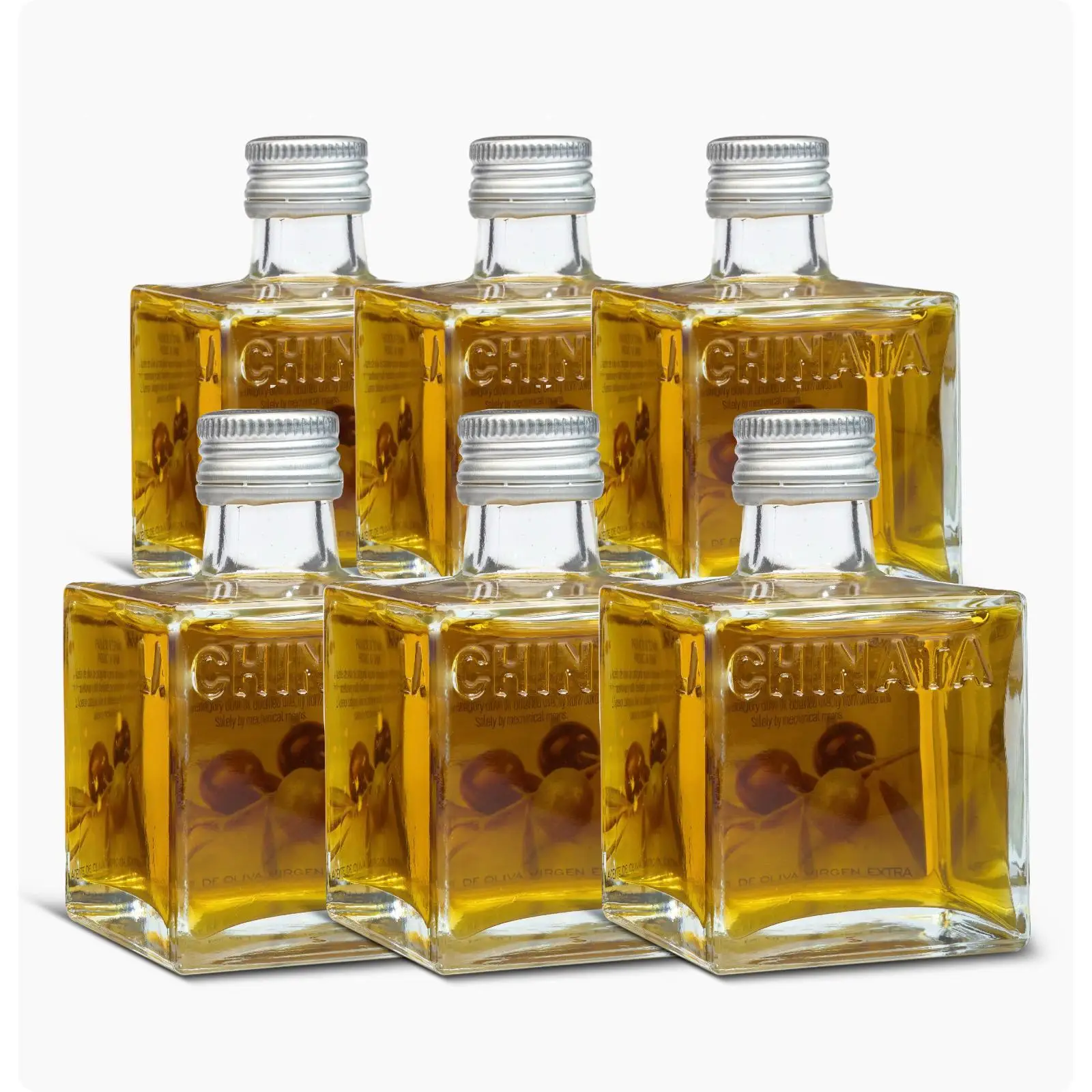 La Chinata Aceite de Oliva Virgen Extra Botella Vidrio100 ml (Pack de 6)