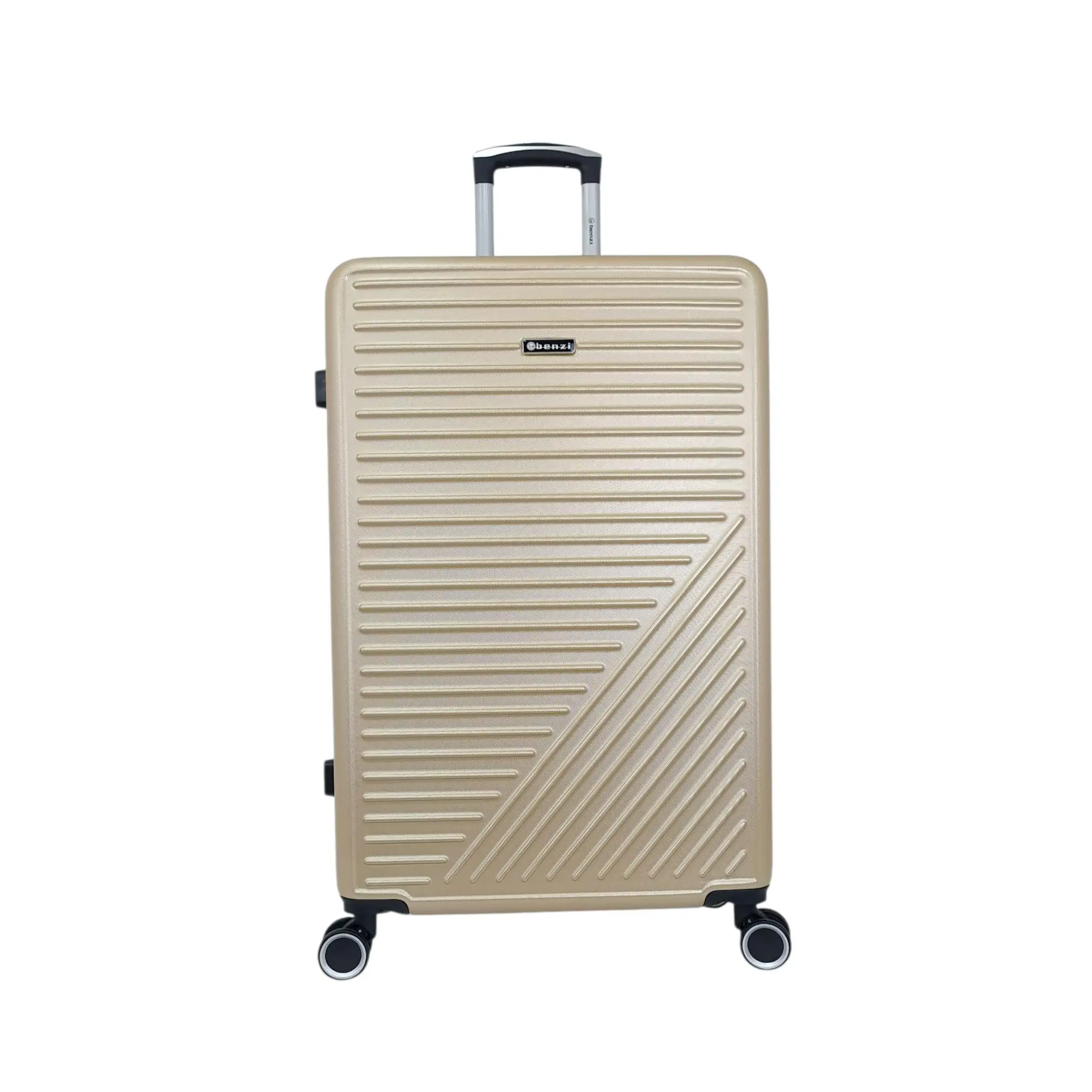 Maleta de viaje Barata grande Benzi 5816 Medidas 75 x 45 x 28 cm y 3,8 Kgs.Maletas de Viaje Rígida Equipaje con 4 Ruedas dobles giratorias 360º y Cerradura de Combinación
