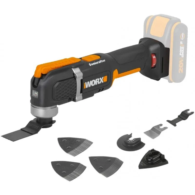 WORX WX696.9 MULTIFUNCIÓN SONICRAFTER (SÓLO LA MÁQUINA) - Envío desde España 24H -