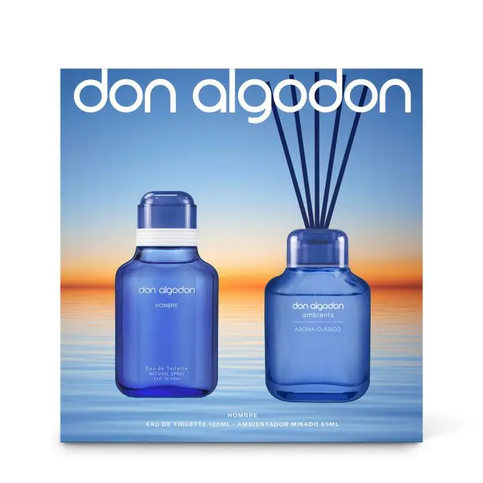 Don algodón men's edt set 100ml + mikado 75ml