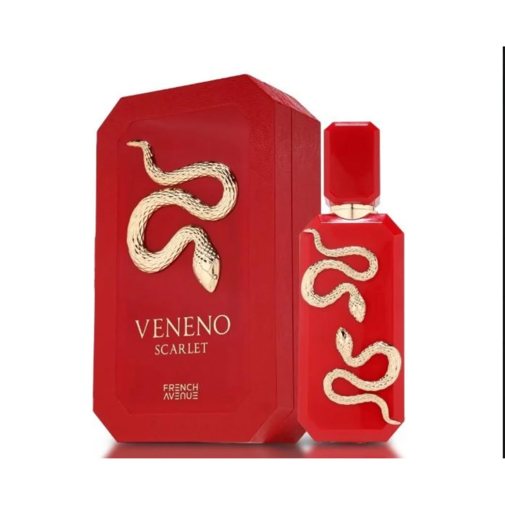 Veneno Scarlet French Avenue 100 ml – Perfume Árabe 100% Original Unisex, Fragancia Misteriosa y Seductora