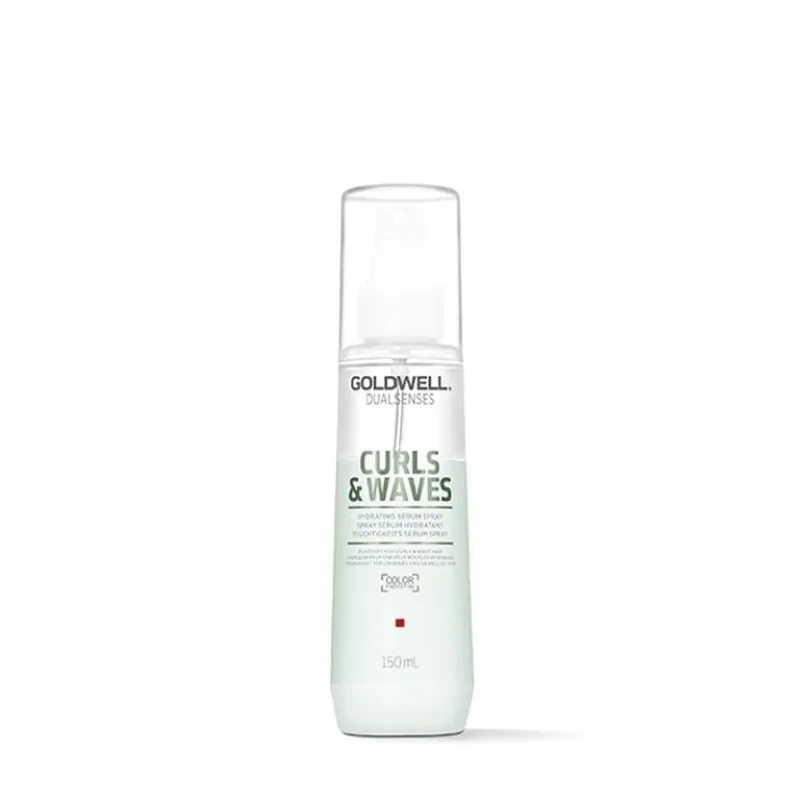 Goldwell Curl & Waves Serum Spray Curly Wave Hair 150Ml-Instant Hydration & Frizzy Control