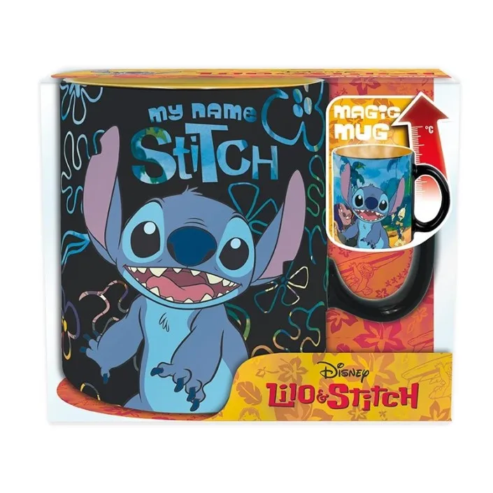 Ninguno Taza Térmica De Cerámica Abystyle Disney Modelo Lilo & Stitch