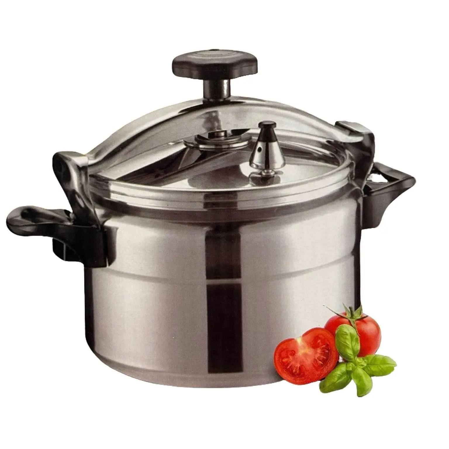 Olla a presión Aluminio - 6/8/10/12/15L de Volumen - Apta para todo tipo de Cocina, vitro, fuego - Fácil de Limpiar