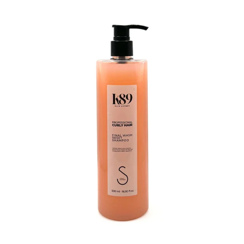 K89 Champú Lavado Final 500ml Sin Siliconas Cuidado Capilar Metodo Curly