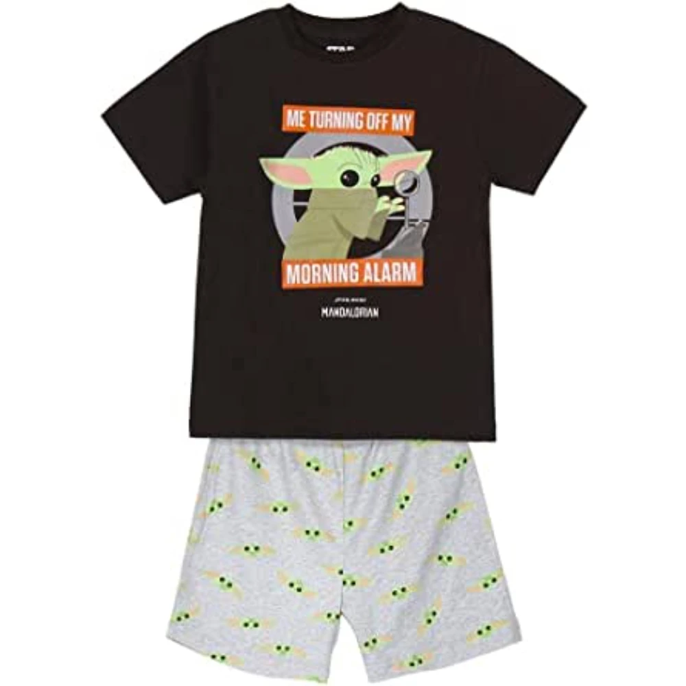 Pijama Corto Star Wars 73142 Negro Niño - Estampados en la Superficie
