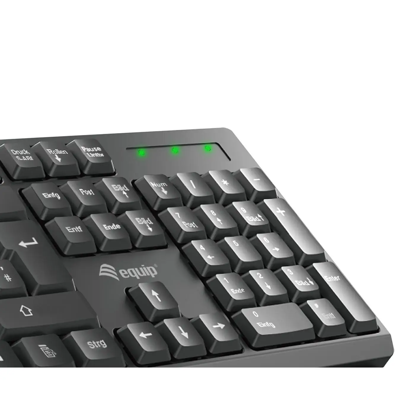 Equipment 245221   Keyboard mouse included rf wireless qwerty spanish black