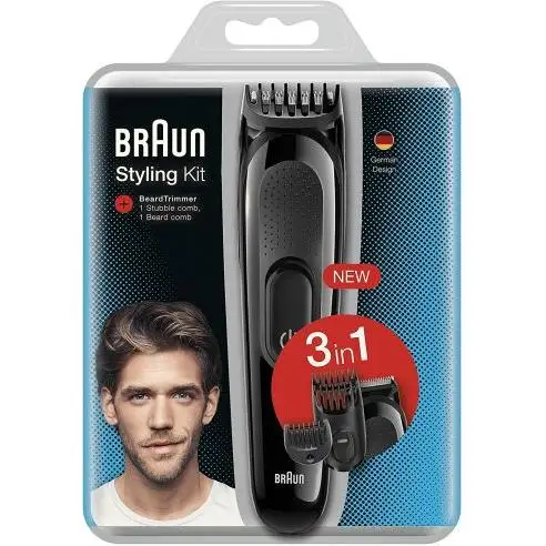 Braun SK2000 3 in 1 rechargeable beard trimmer with 11 length settings