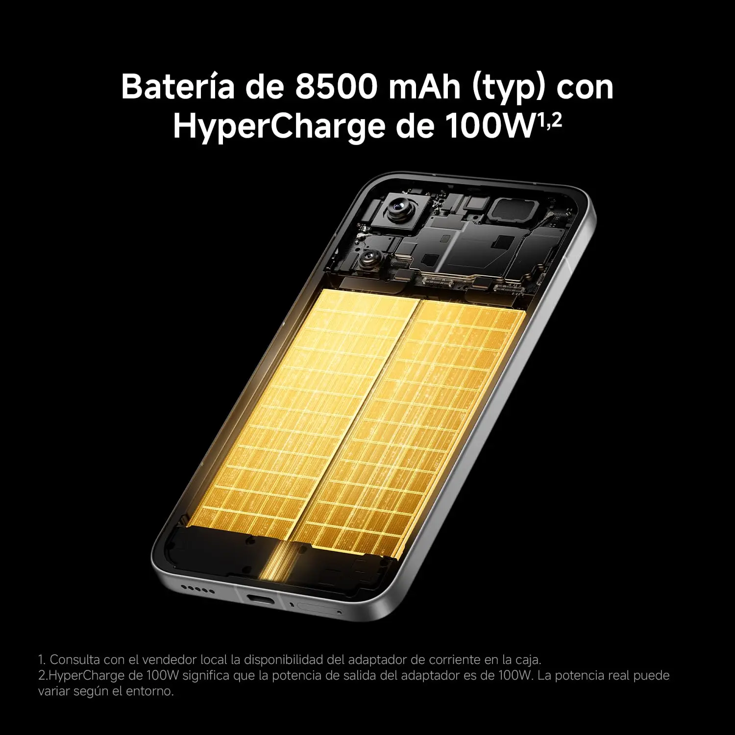 XIAOMI POCO X8 Pro MAX Móvil- 12+256GB,12GB+512GB Dimensity 9500s, batería de 8500 mAh, Sensor Light Fusion 600 de 50MP con OIS, Cargador no Incluido (Versión ES) 9