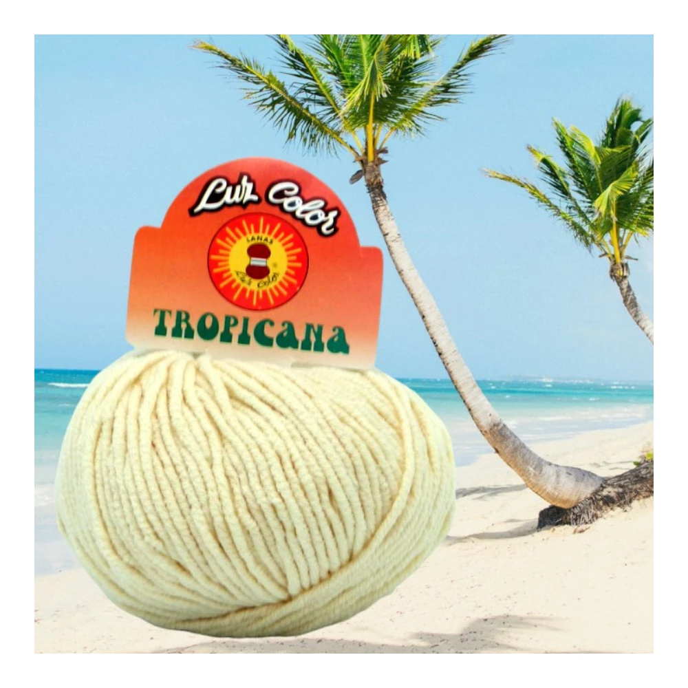 Lot 10 tangles cotton yarn Multicolor TROPICANA wool light COLOR-for knitting and crochet-100% Natural cotton-50 gr - 70 meters