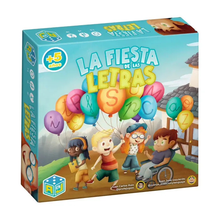 ATOMO JUEGO EDUCATIVO LA FIESTA DE LAS LETRAS LA FIESTA DE LAS LETRAS 47x91x4 Cms.