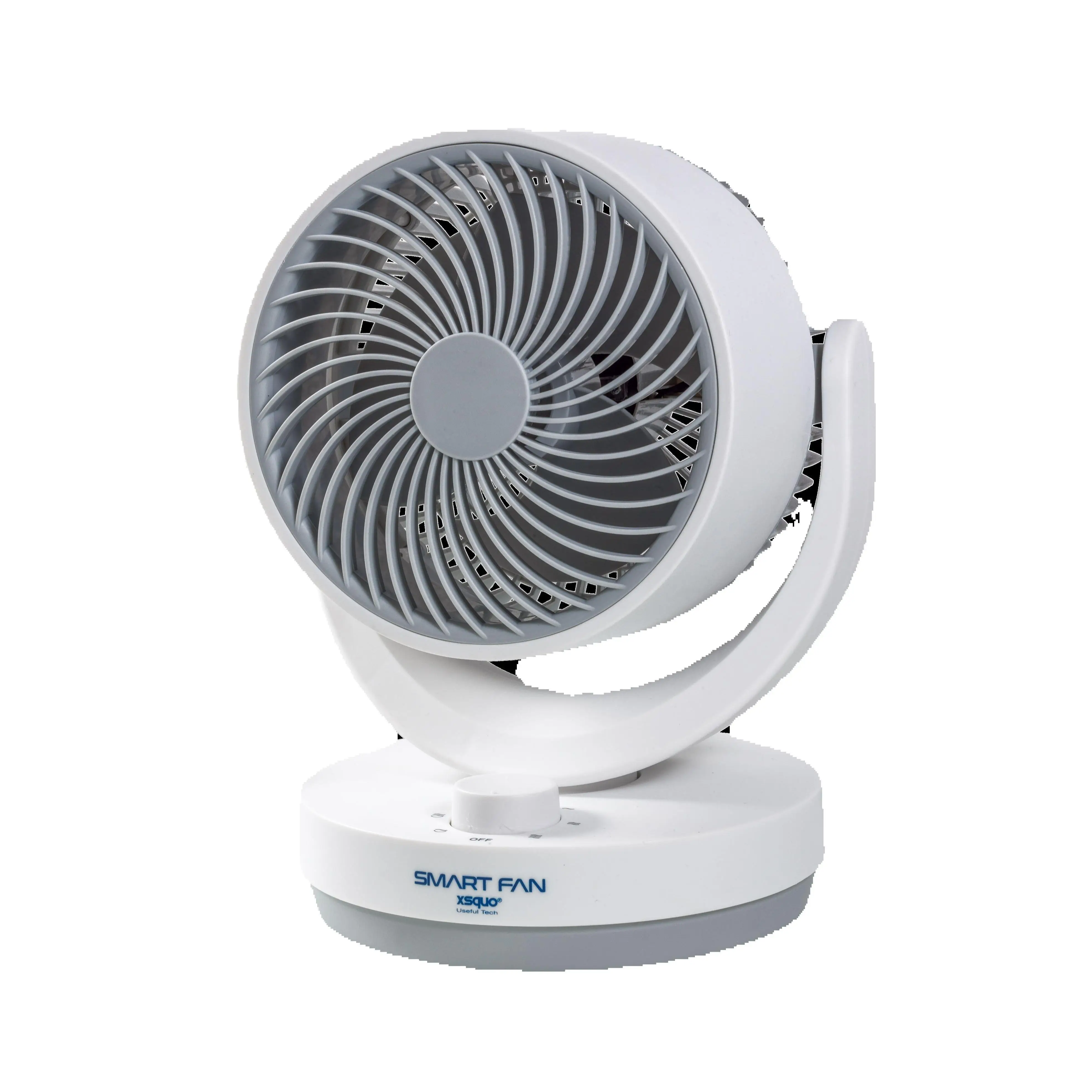 Ventilador compacto Smart Fan con tecnología de retro circulación de aire - Máximo flujo de aire, mínimo consumo energético - Oscilación automática - 
