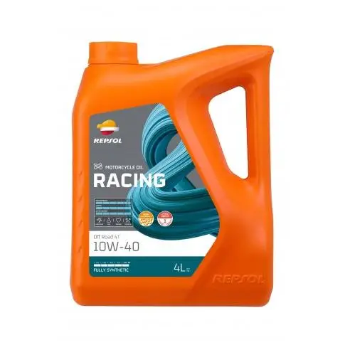 Repsol - Aceite Repsol Moto Off Road 4T 10W40 sintético de alta performance para motos off-road, protección extrema a altas temperaturas, ideal para trial, enduro y cross, botella de 4 L con