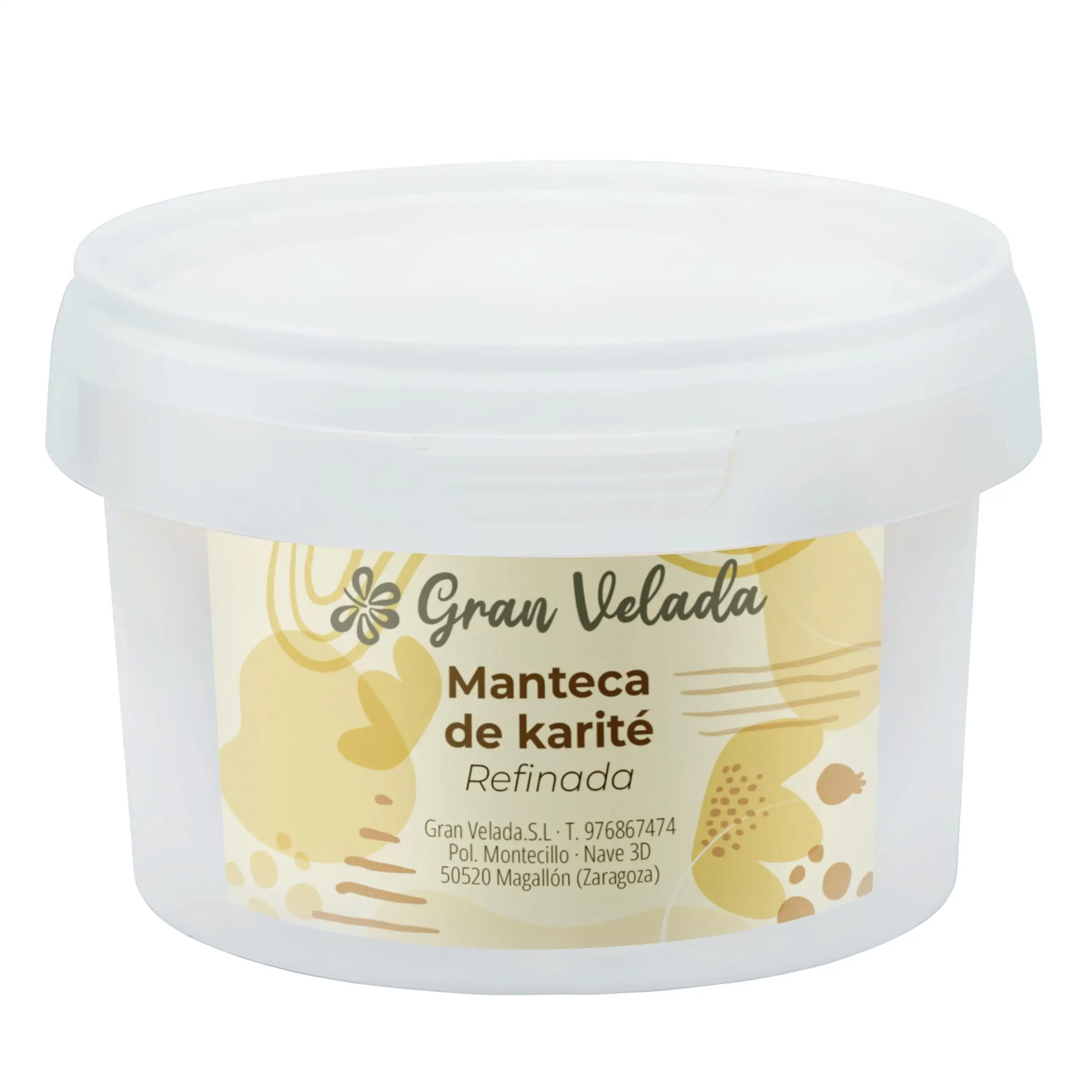 Manteca de Karité Refinada |250ml | Fórmulas sin Olor ni Color | Ideal para Cremas Antiedad, Acondicionadores y Productos de Cuidado Solar | Hidratante y Antiinflamatoria | Para Cosmética Natural