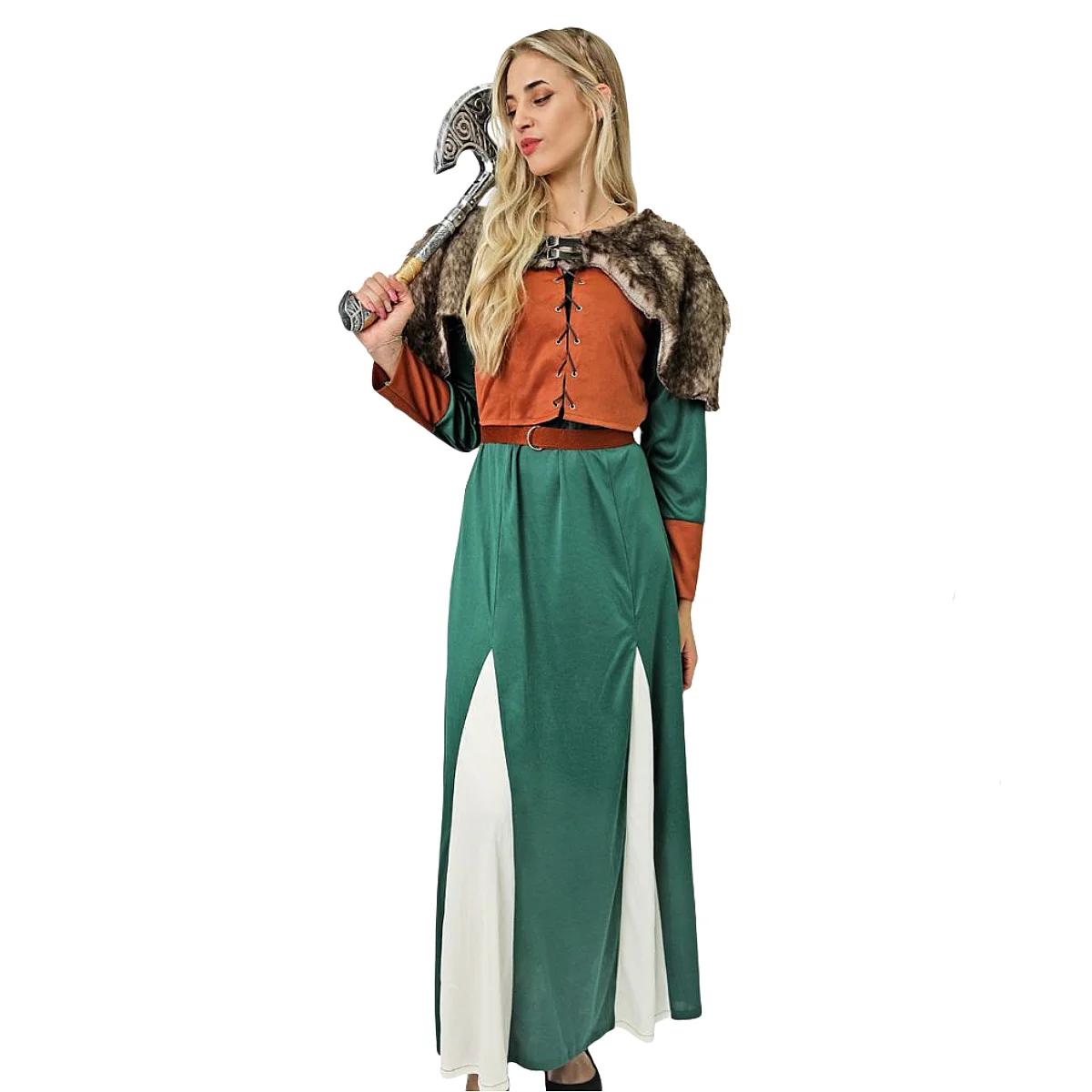 Disfraz Vikinga para Mujer y Niñas ,Disfraz Vikinga Mujer y Niñas Guerrera, Disfraces Vikingos
