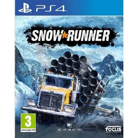 Snowrunner: a mudrunner game for sony playstation 4, ps4 console