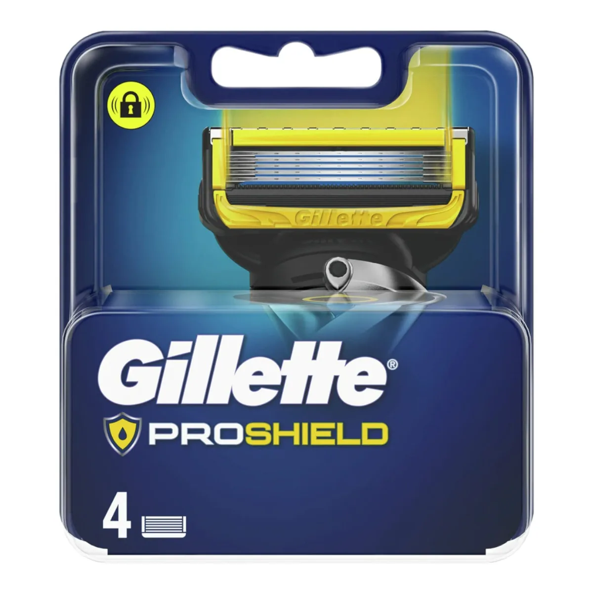 Gillette ProShield Blister Razor Blades Man Pack of 4 Replacement Blades