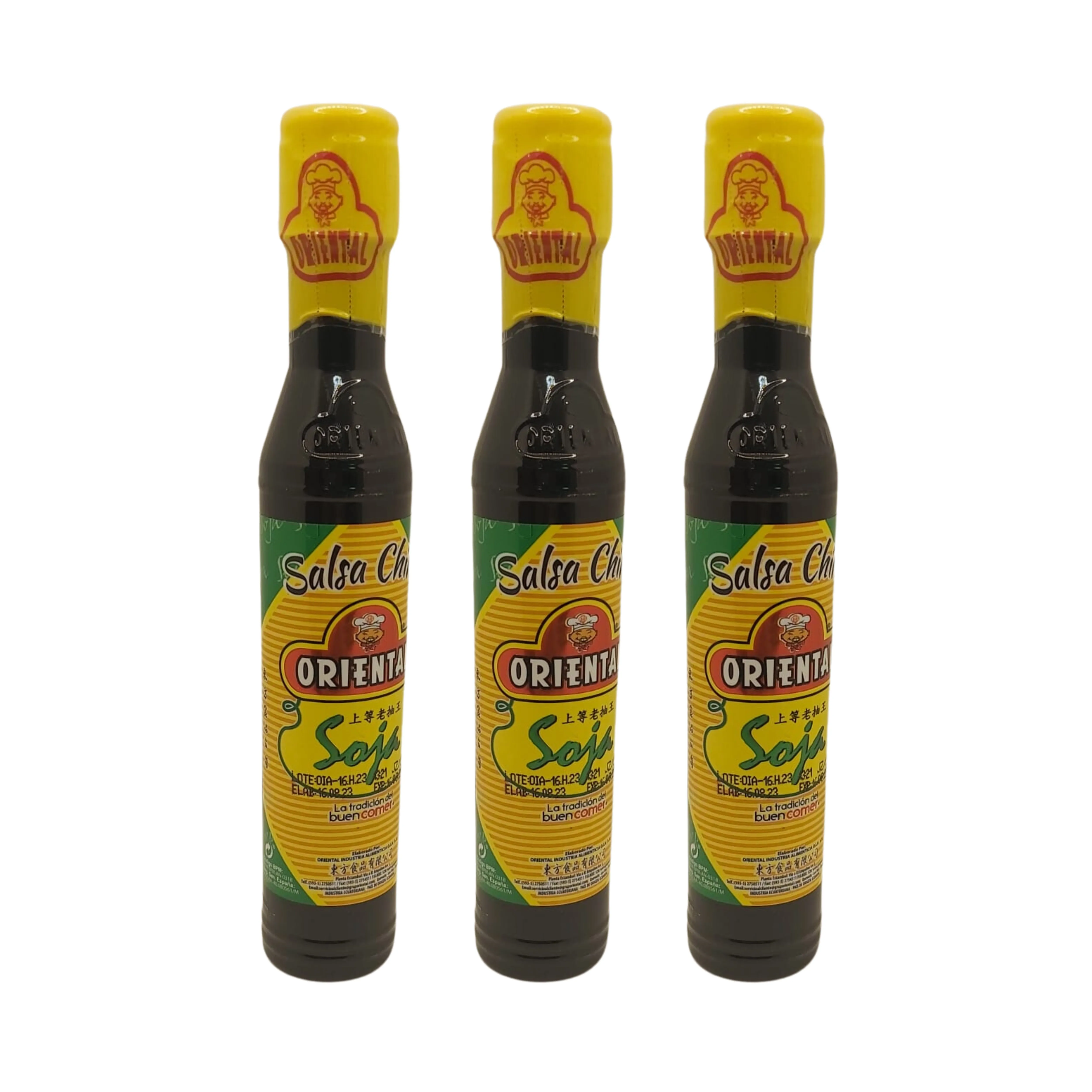3 Unidad de ORIENTAL SALSA CHINA SOJA 130G