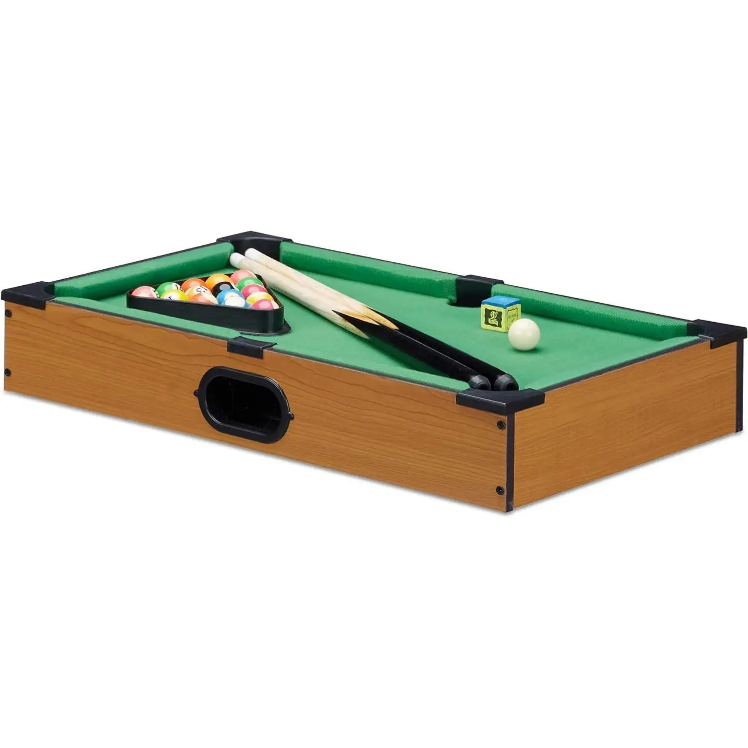 Wooden table billiard-compact games for children and adults-1 vs 1 table-Mini pool table 51x31cm (BALL 2499)