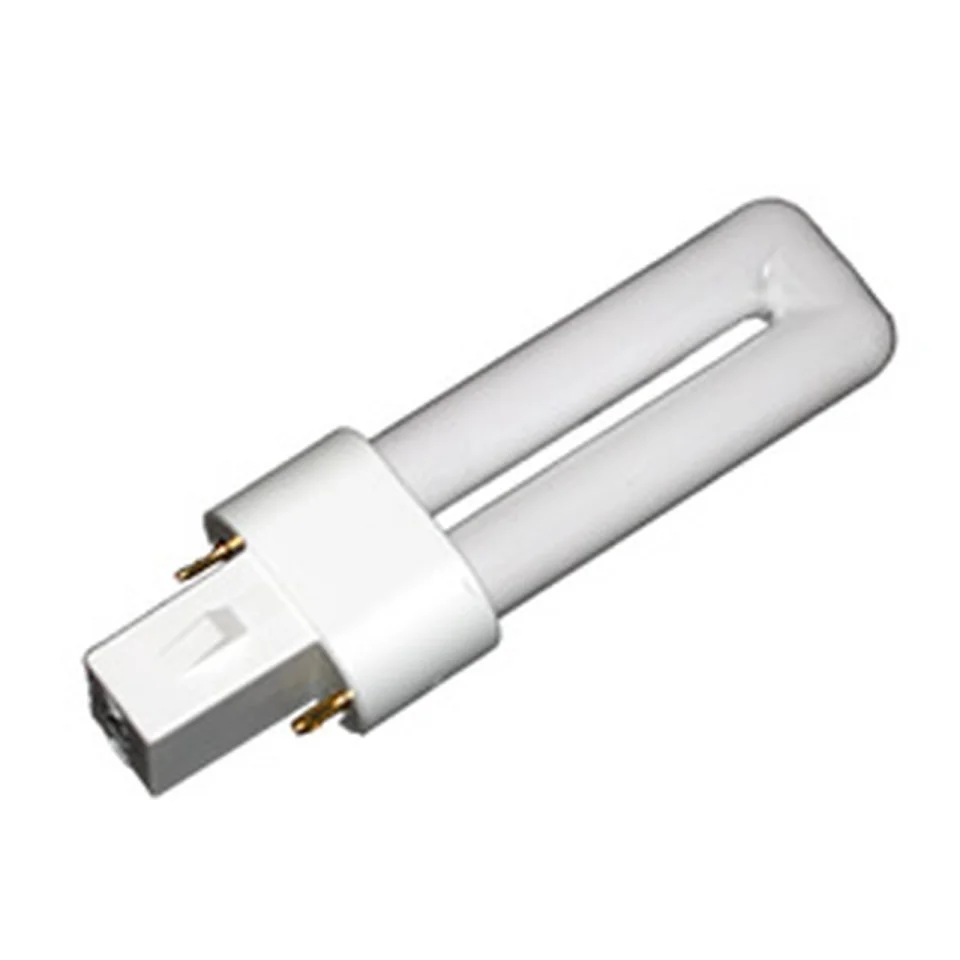 Osram - Lámpara fluorescente compacta Dulux S 7W 827 con casquillo G23 para luces interiores y apliques pared interior, 400 lm, 10.000 horas de duración, ideal para lámparas de techo y mesita de noche