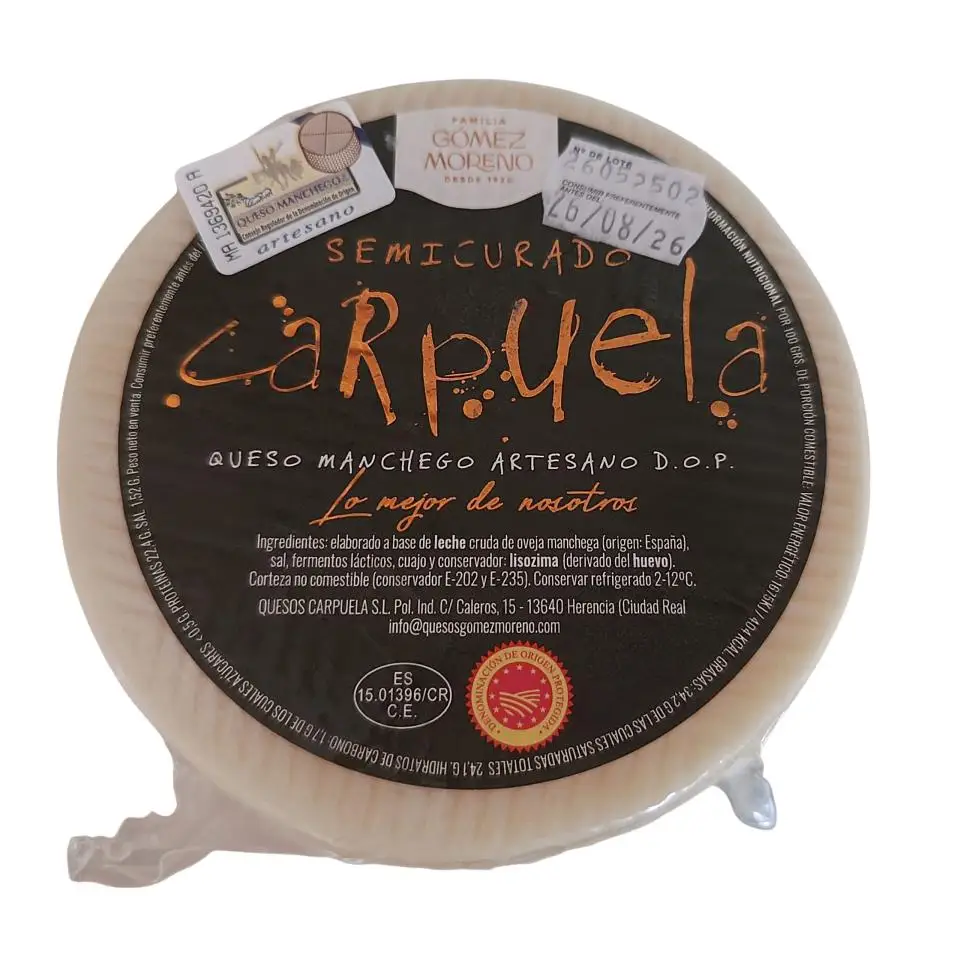 Queso Manchego Semi Curado D.O. Carpuela