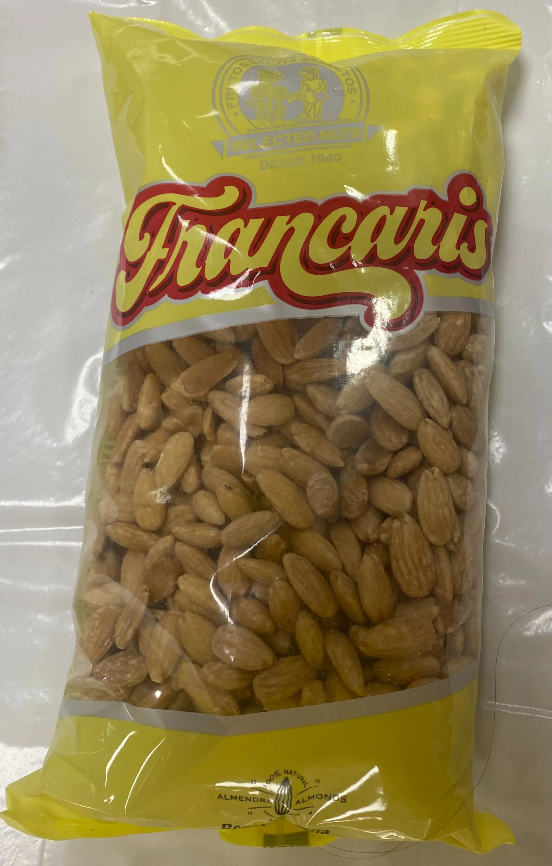 Francaris Almendras Fritas Peladas 1kg - Frutos Secos