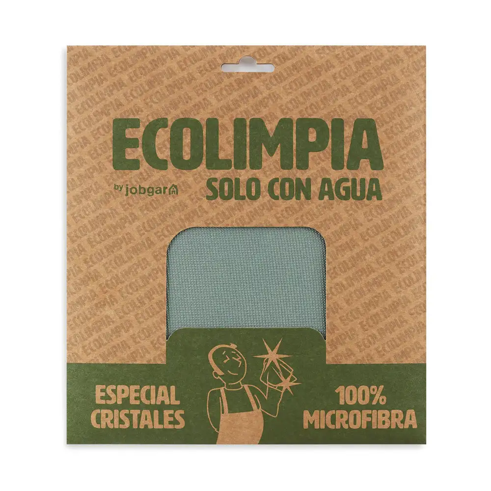 10XDIEZ Paño bayeta ecolimpia especial cristales - Absorbentes y duraderas, ideales para la limpieza diaria en el hogar y superficies delicadas