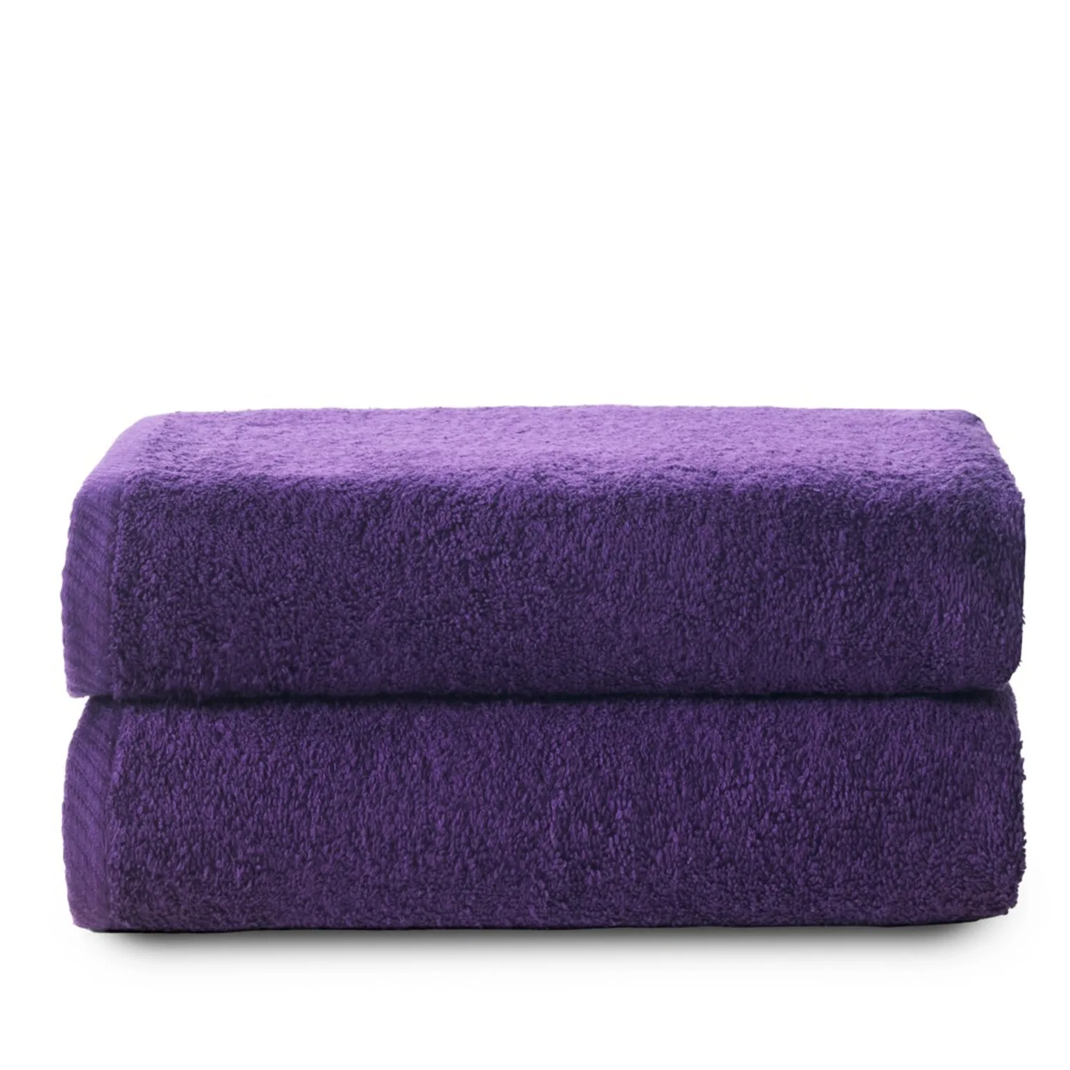 Set 2 Toallas baño (70x140) Morado, El mejor textil para tu hogar, Fijalo