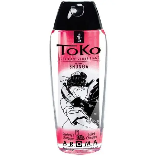 Shunga toko aroma strawberry aroma lubricant with cava 165ml