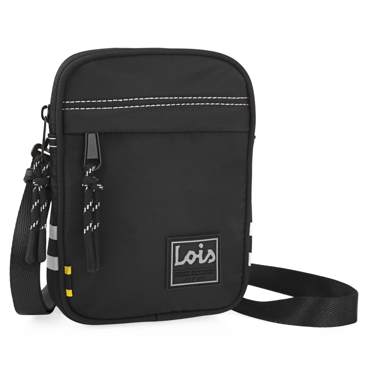 Lois - Bandoleras Hombre - Bolso Hombre Bandolera Ajustable - Bandolera Hombre LOIS De Poliéster - Bolso Bandolera Hombre Para Uso Diario. Bolso De Hombre Pequeño 319817