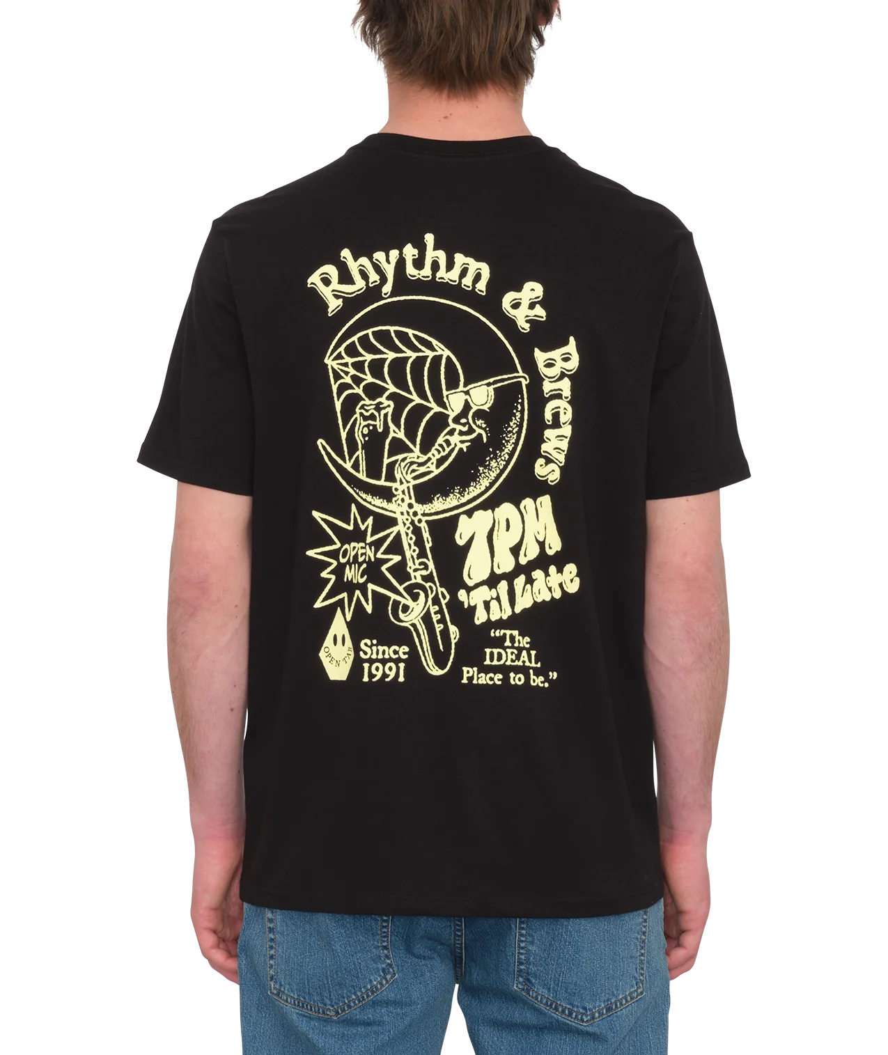 Camiseta de manga corta Volcom Rhythm 1991 - Black