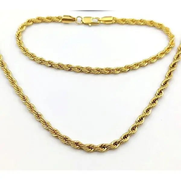 Conjunto Collar y pulsera Cordón