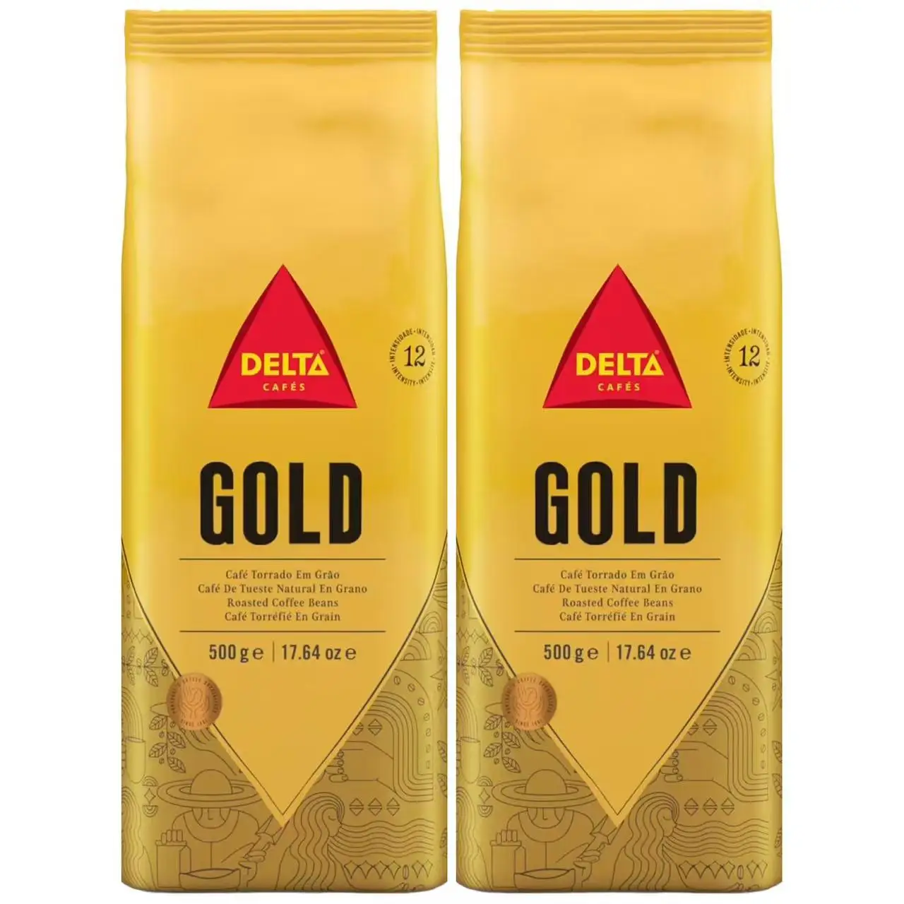 Delta -Cafés gold Grano - PACK 2 uds de 500 Gr