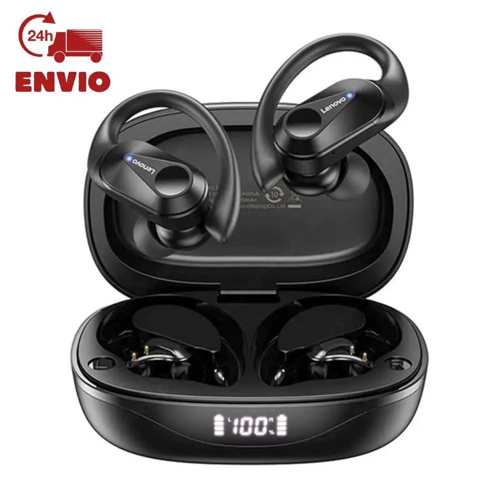 Joom Lenovo Blanco Auriculares Para Juegos Lp75 Con Bluetooth 5.3, Cancelación De Ruido, Modo De Espera Prolongado Y Micrófono - Imagen 2