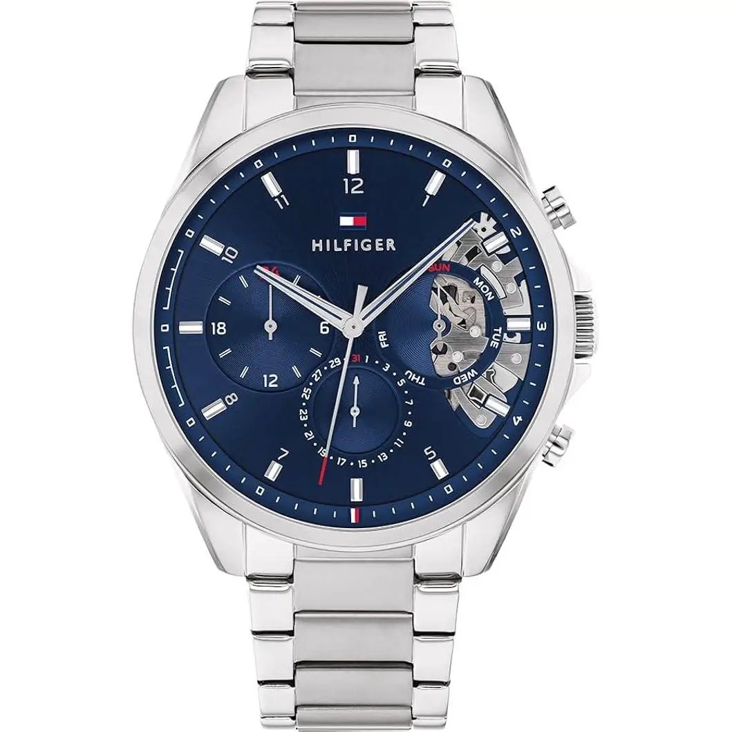 Tommy Hilfiger Reloj hombre 1710448, Incluye Caja Original, Diámetro: 43,5 MM